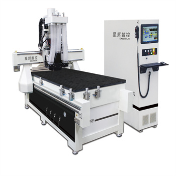 木質ボード切断用のダブル作業ステーションを備えた CNC ネスティングマシン