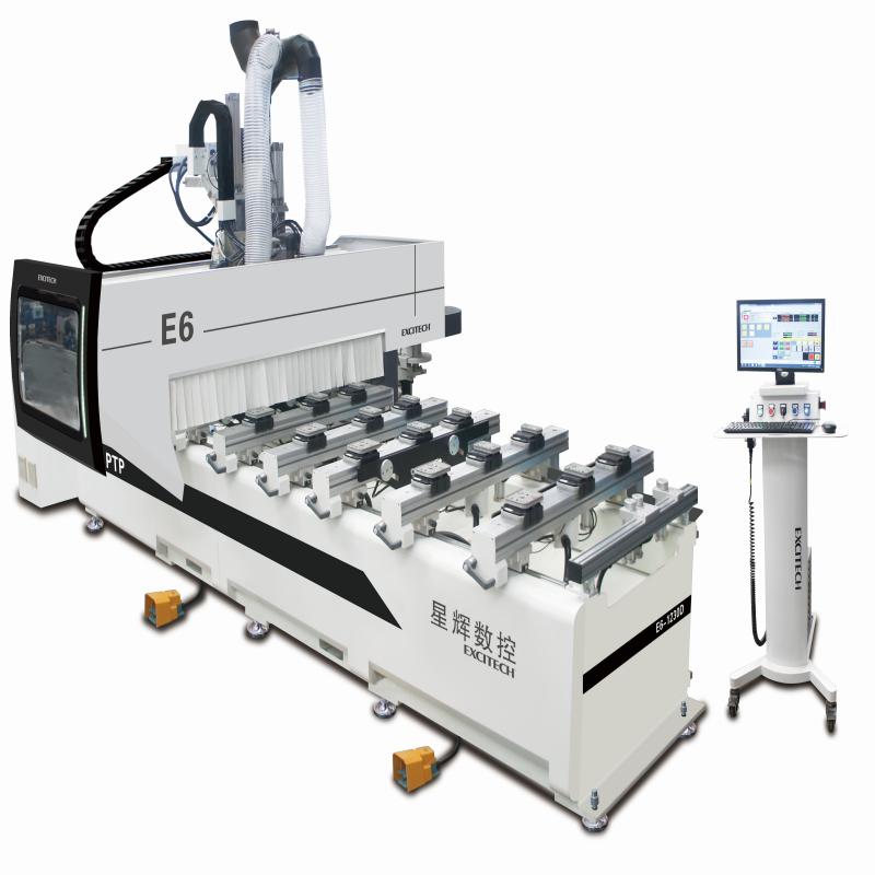 木工穴あけおよびルーター加工用 PTP CNC ルーター